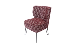 fauteuil crapaud rouge 