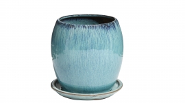 Pot de Jardin YIXING Bleu Aqua