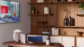 CASSINA PRO - PETIT BUREAU EN FORME LIBRE