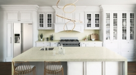 Silestone Silken pearl cuisine 2